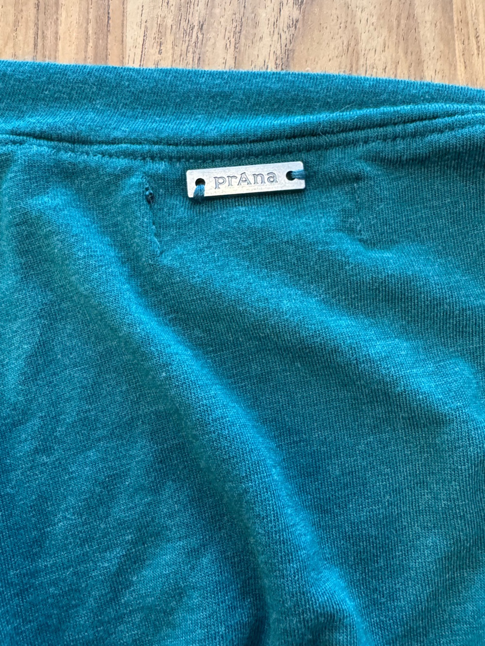 Prana Wrap Dress Women’s Small Blue Green Tank Midi Dress - Picture 6 of 11